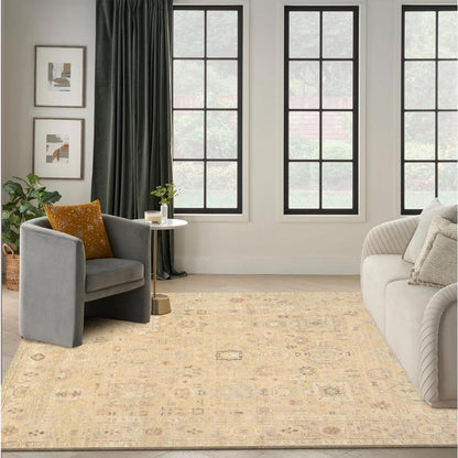 Oushak Cream Area Rug