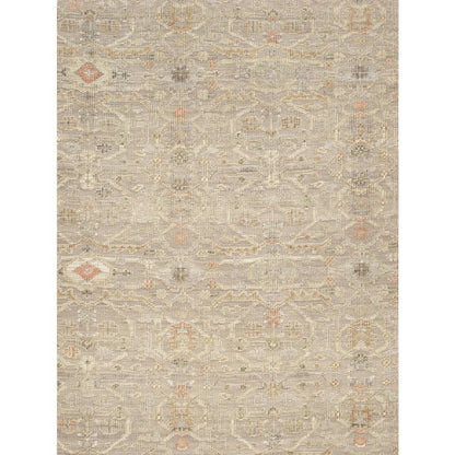 Oushak Silver/Blue Area Rug