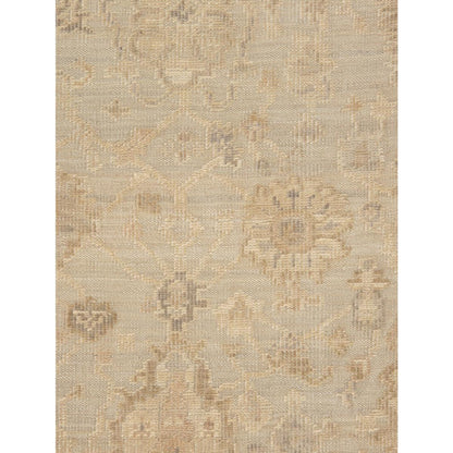 Oushak Hand-Knotted Blue Wool Area Rug