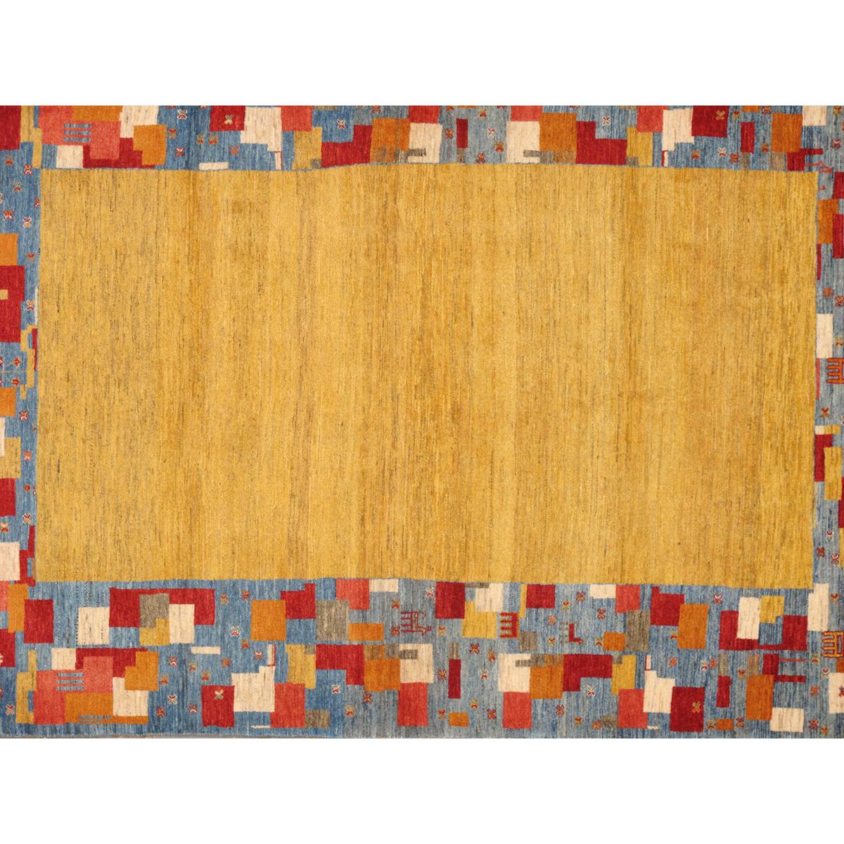 Tribal Hand-Knotted Lamb's Wool Area Rug