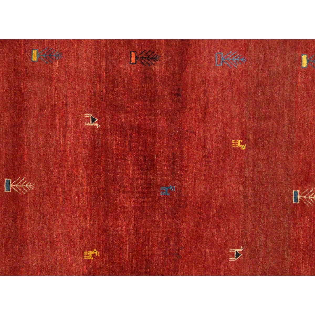 Tribal Hand-Knotted Lamb's Wool Area Rug