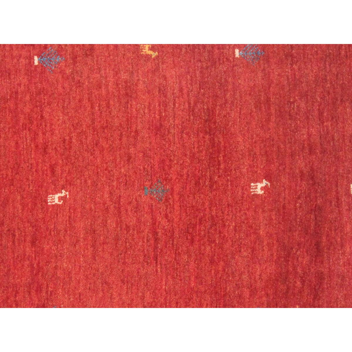 Tribal Hand-Knotted Lamb's Wool Area Rug