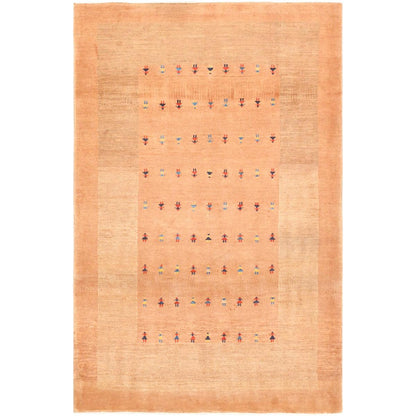 Tribal Hand-Knotted Lamb's Wool Area Rug