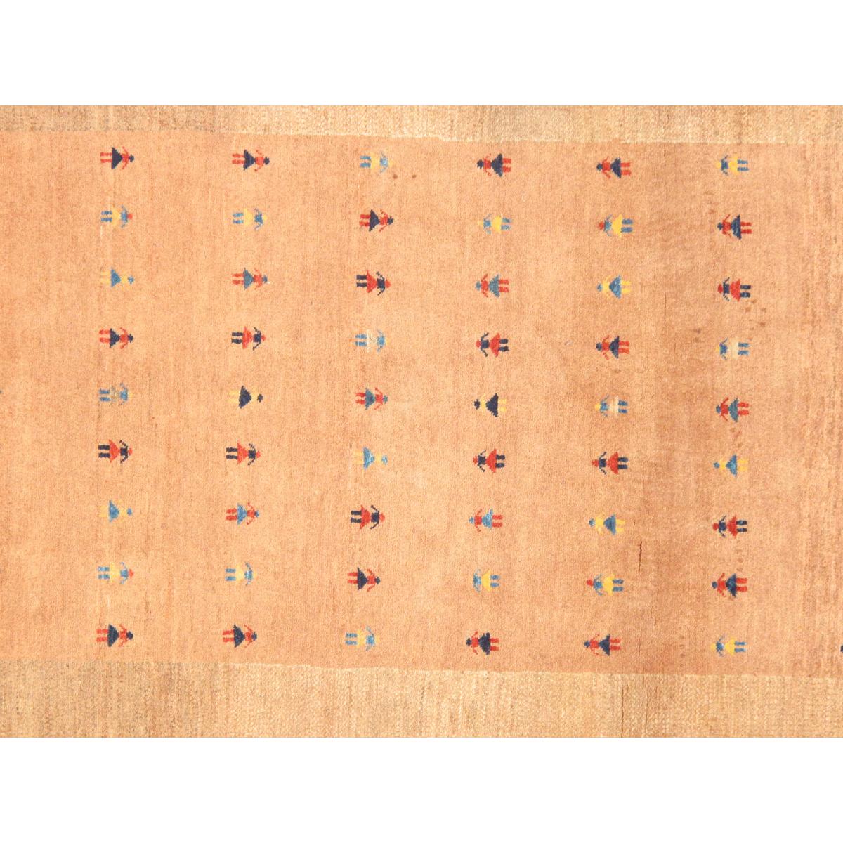 Tribal Hand-Knotted Lamb's Wool Area Rug