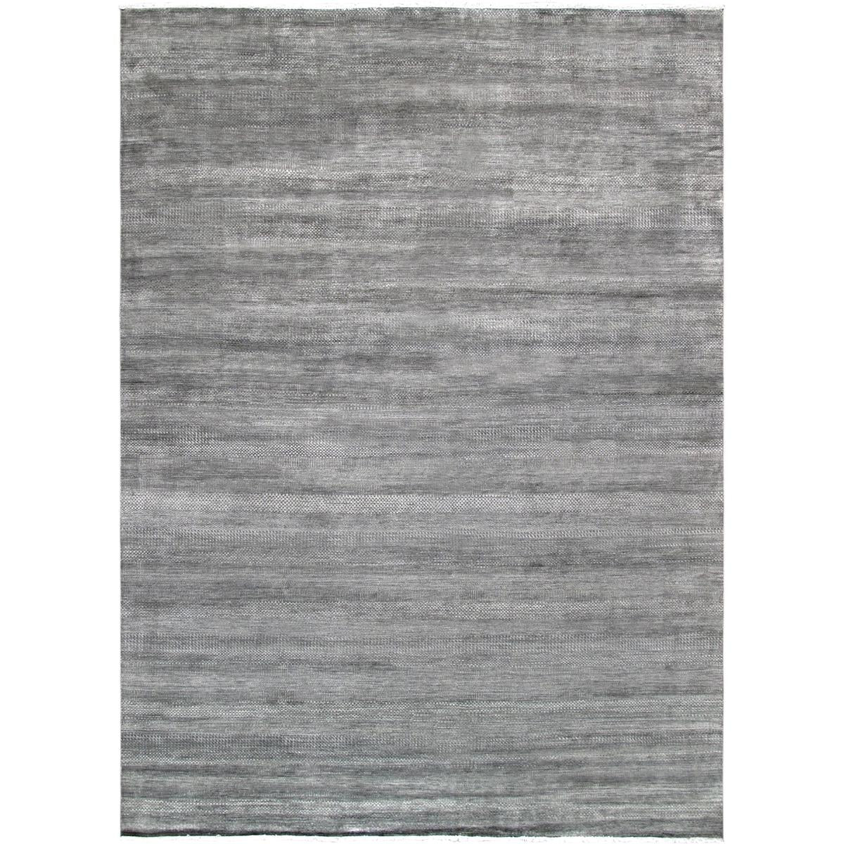 Transitional Hand-Knotted Lamb's Wool Area Rug