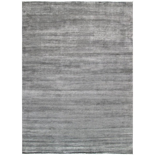 Transitional Hand-Knotted Lamb's Wool Area Rug