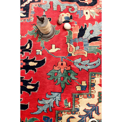 Azerbaijan Hand-Knotted Lamb's Wool Area Rug