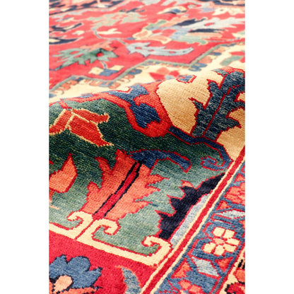 Azerbaijan Hand-Knotted Lamb's Wool Area Rug