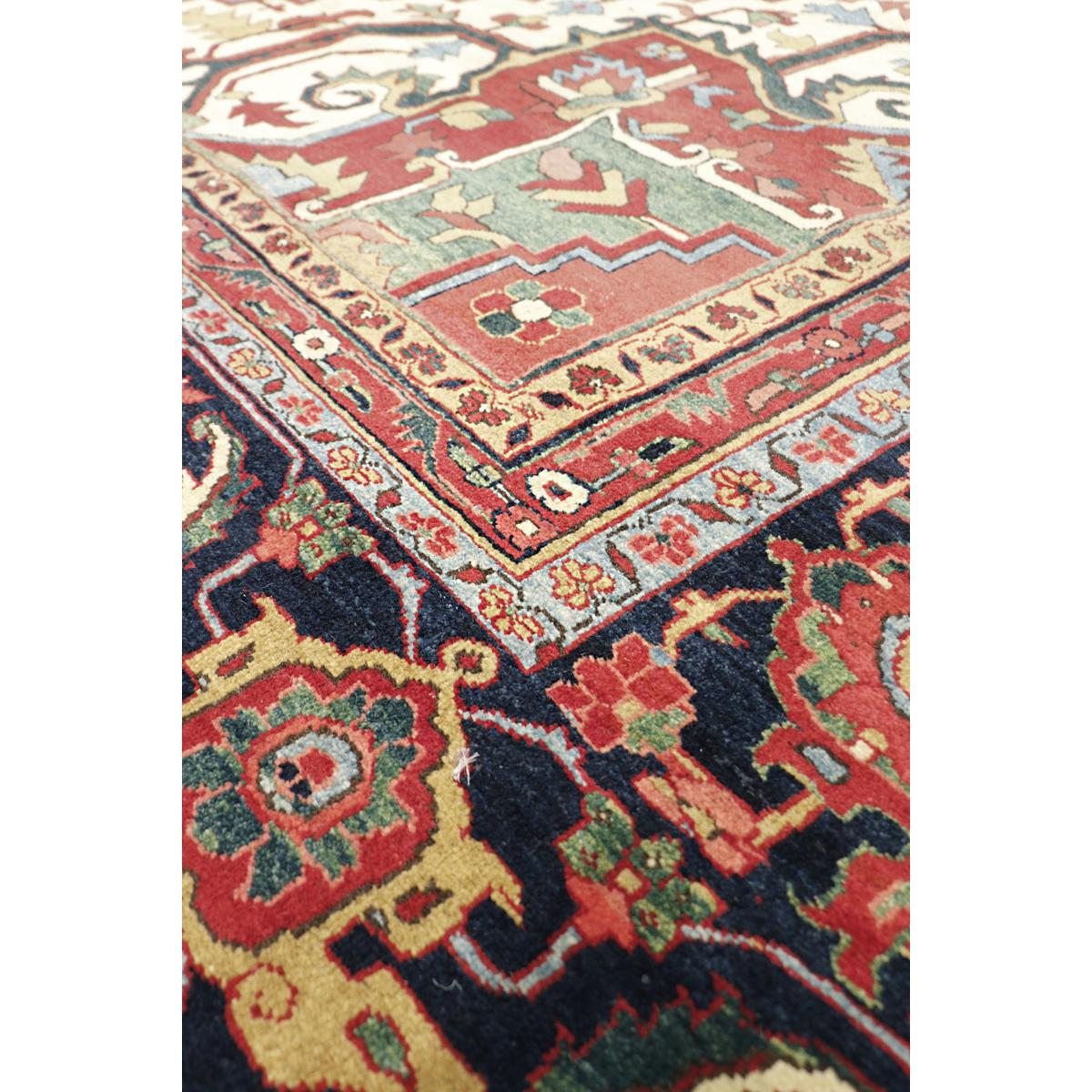Azerbaijan Hand-Knotted Lamb's Wool Area Rug
