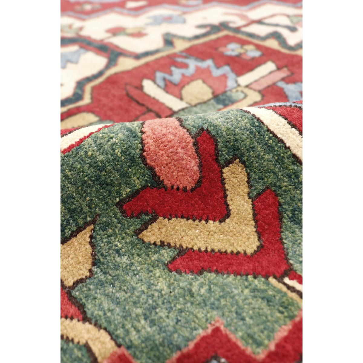 Azerbaijan Hand-Knotted Lamb's Wool Area Rug