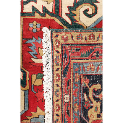 Azerbaijan Hand-Knotted Lamb's Wool Area Rug