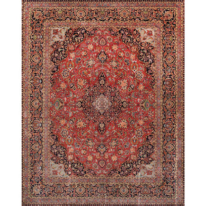Azerbaijan Hand-Knotted Lamb's Wool Area Rug