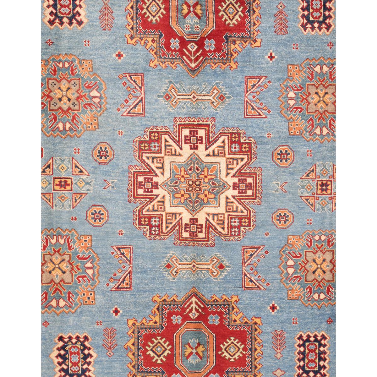 Tribal Hand-Knotted Wool Area Rug