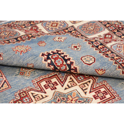 Tribal Hand-Knotted Wool Area Rug