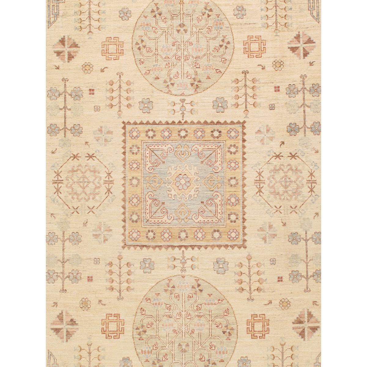 Azerbaijan Hand-Knotted Lamb's Wool Area Rug