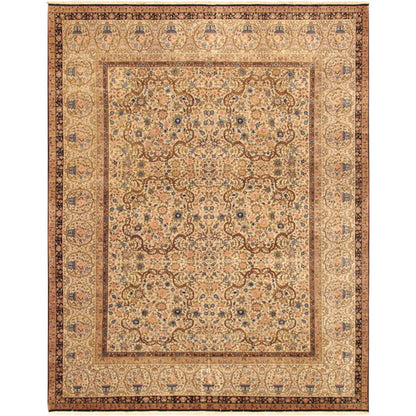 Kermanshah Hand-Knotted Wool Area Rug