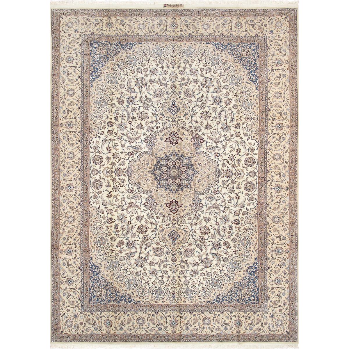 Azerbaijan Hand-Knotted Silk & Wool Area Rug