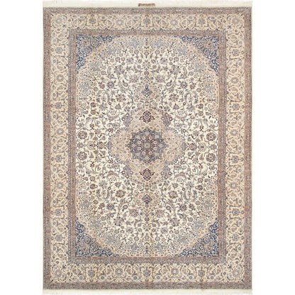 Azerbaijan Hand-Knotted Silk & Wool Area Rug