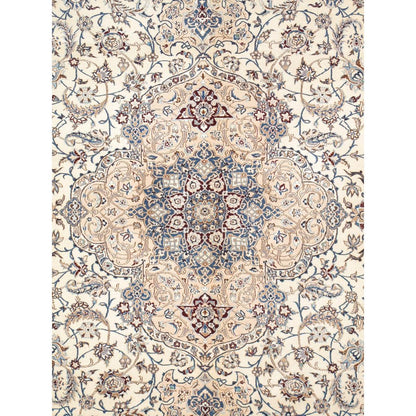 Azerbaijan Hand-Knotted Silk & Wool Area Rug