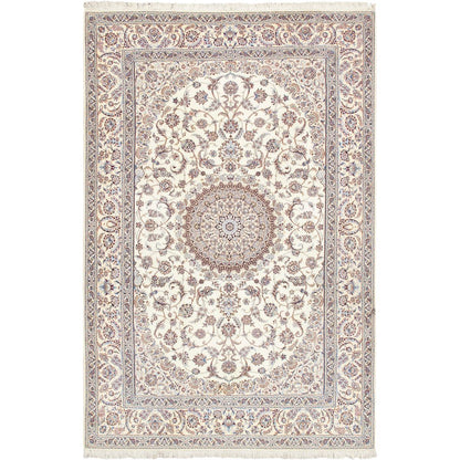 Azerbaijan Hand-Knotted Silk & Wool Area Rug