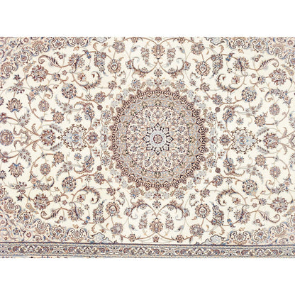 Azerbaijan Hand-Knotted Silk & Wool Area Rug