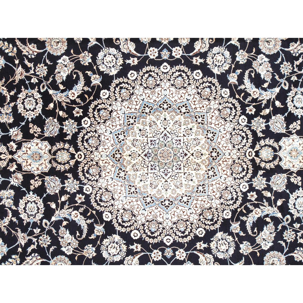 Azerbaijan Hand-Knotted Silk & Wool Area Rug