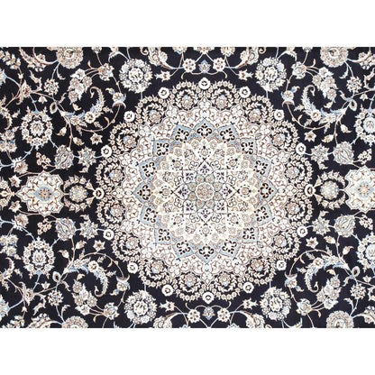 Azerbaijan Hand-Knotted Silk & Wool Area Rug