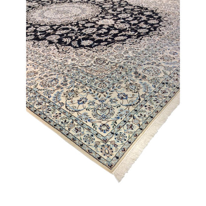 Azerbaijan Hand-Knotted Silk & Wool Area Rug