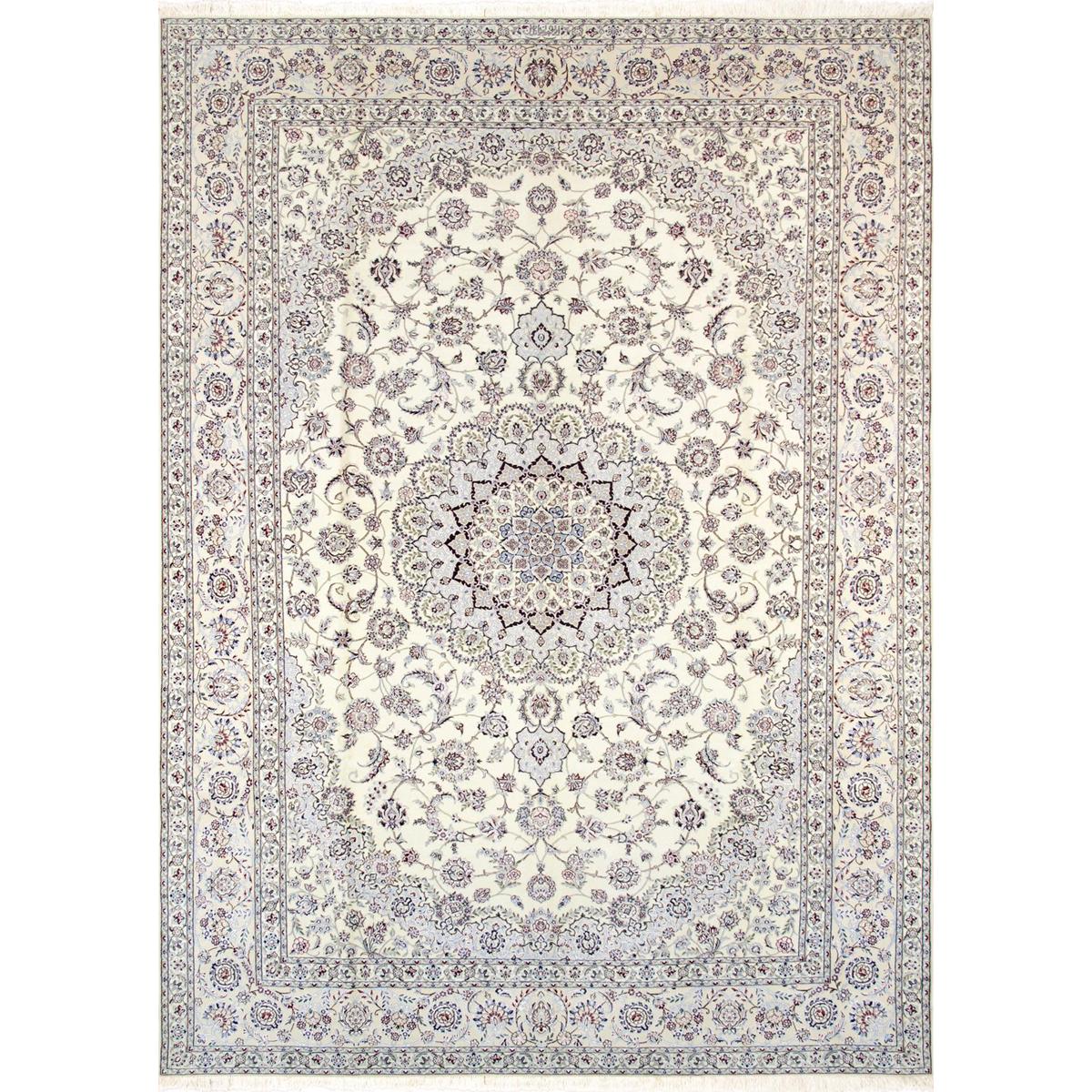 Azerbaijan Hand-Knotted Silk & Wool Area Rug