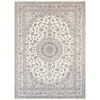 Azerbaijan Hand-Knotted Silk & Wool Area Rug