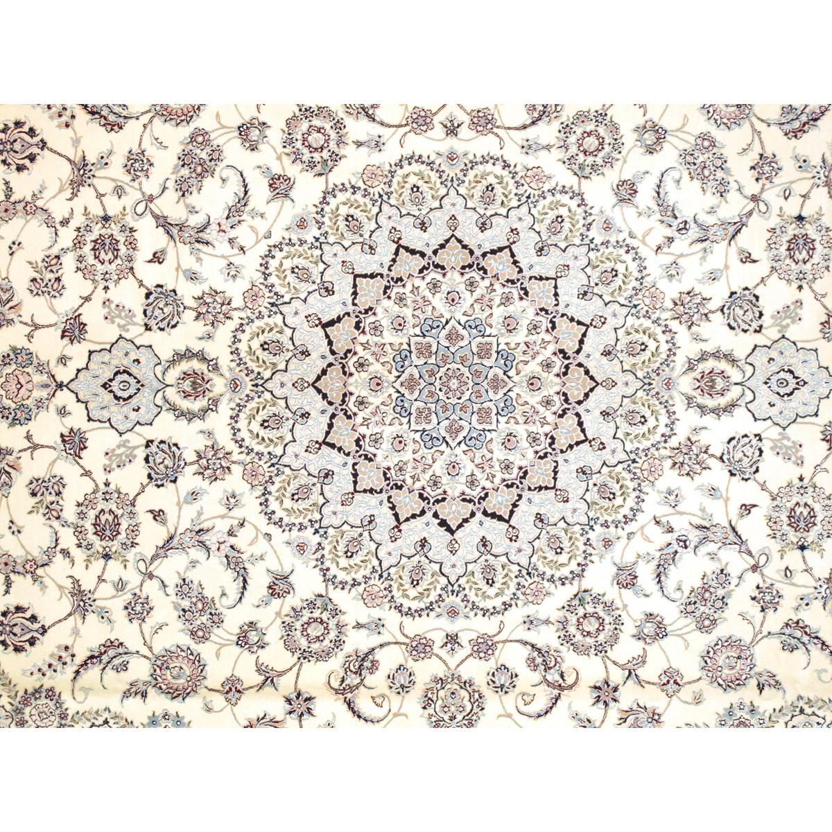 Azerbaijan Hand-Knotted Silk & Wool Area Rug