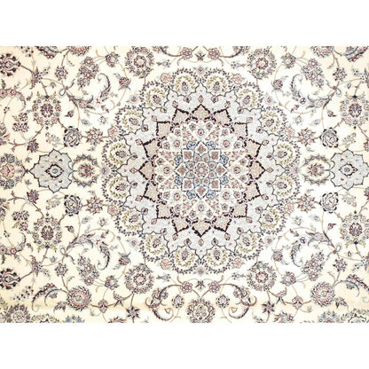 Azerbaijan Hand-Knotted Silk & Wool Area Rug