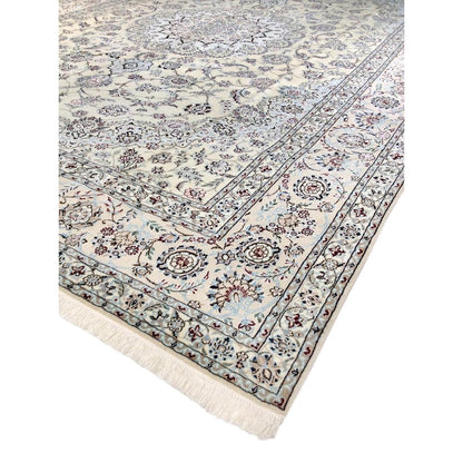 Azerbaijan Hand-Knotted Silk & Wool Area Rug