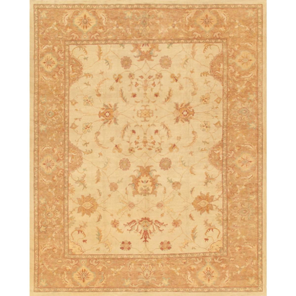 Oushak Hand-Knotted Lamb's Wool Area Rug