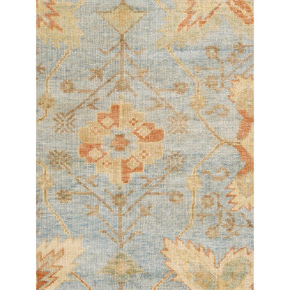 Oushak Hand-Knotted Lamb's Wool Area Rug