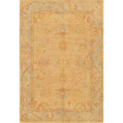Oushak Hand-Knotted Lamb's Wool Area Rug
