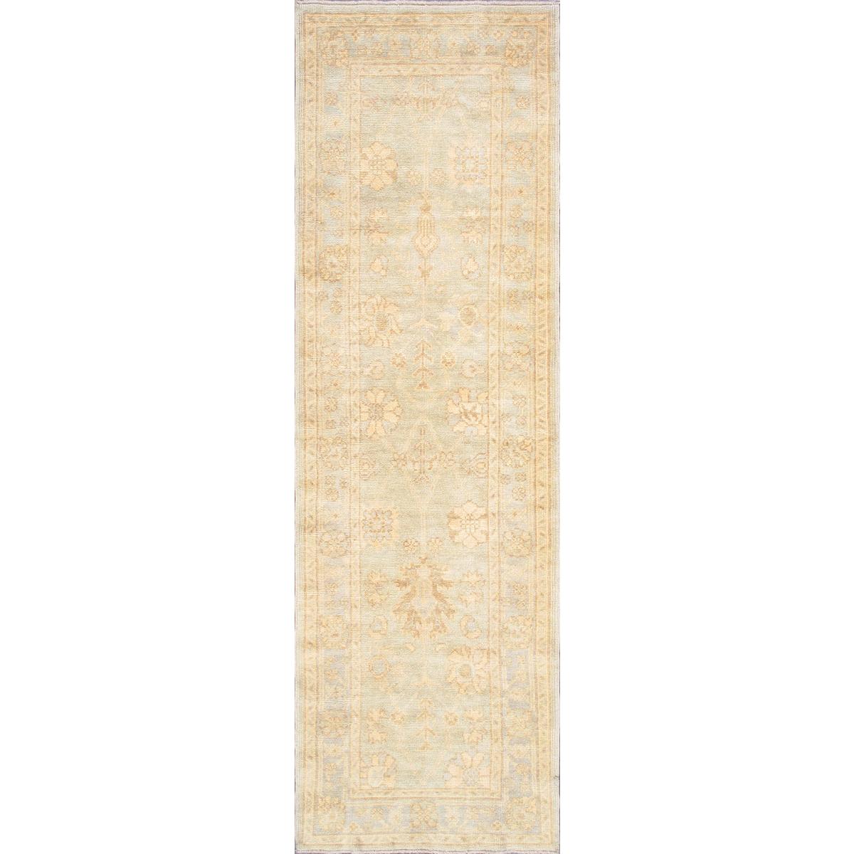 Oushak Hand-Knotted Lamb's Wool Area Rug
