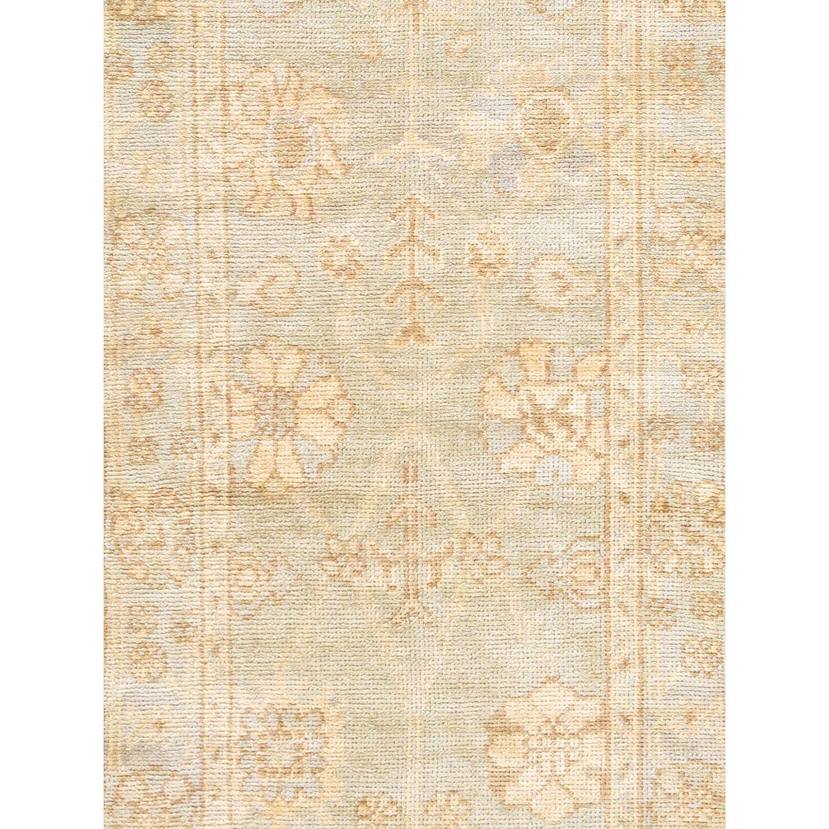Oushak Hand-Knotted Lamb's Wool Area Rug