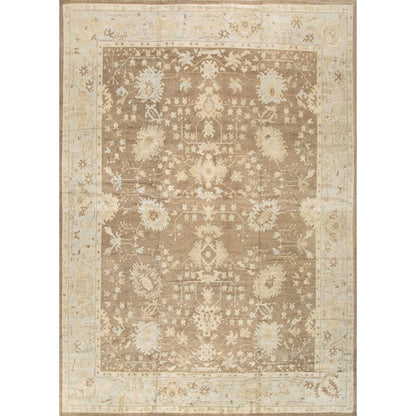 Oushak Hand-Knotted Lamb's Wool Area Rug