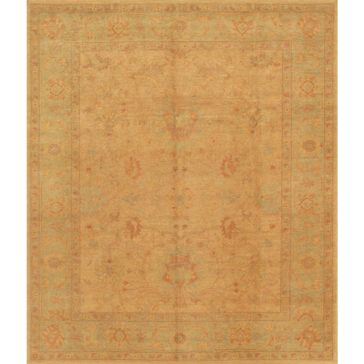 Oushak Hand-Knotted Lamb's Wool Area Rug