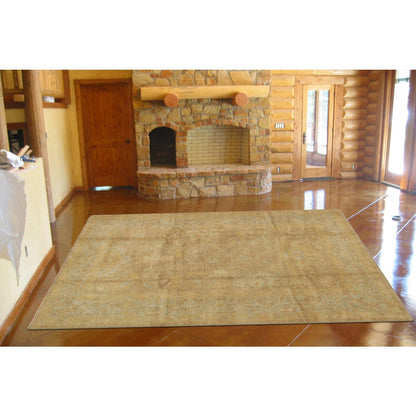 Oushak Hand-Knotted Lamb's Wool Area Rug