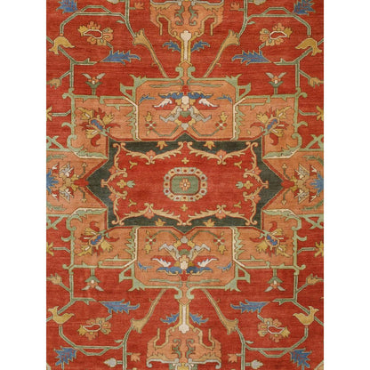 Serapi Hand-Knotted Wool Area Rug