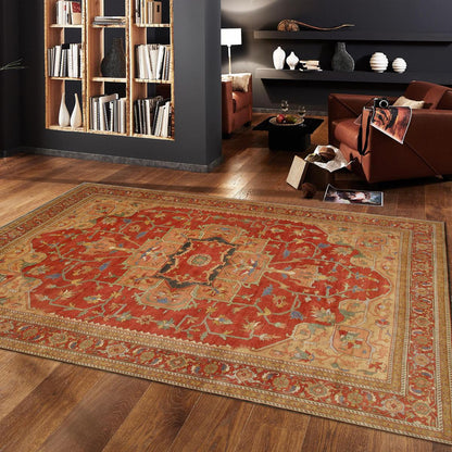 Serapi Hand-Knotted Wool Area Rug