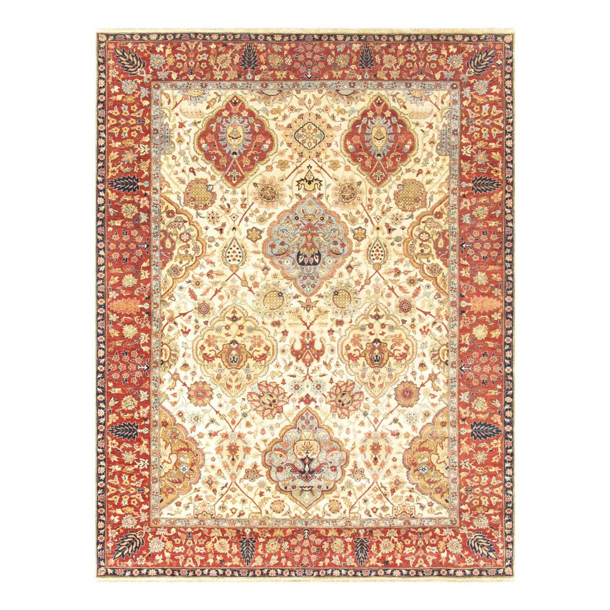 Azerbaijan Hand-Knotted Lamb's Wool Area Rug