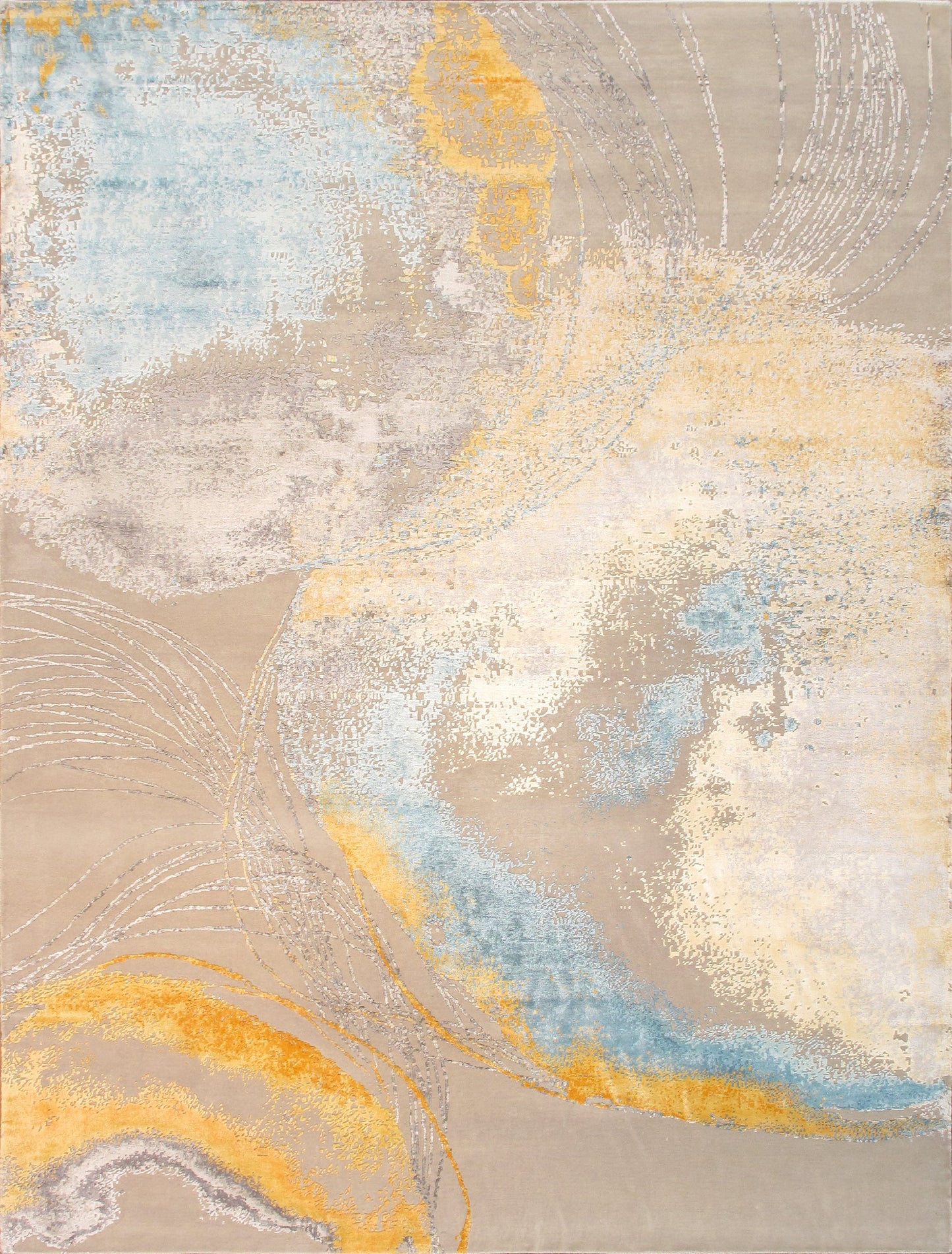 Modern Beige Area Rug