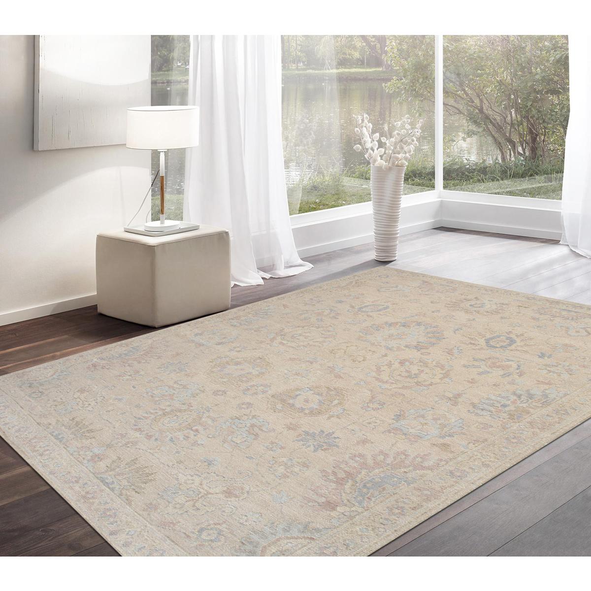 Oushak Beige Area Rug