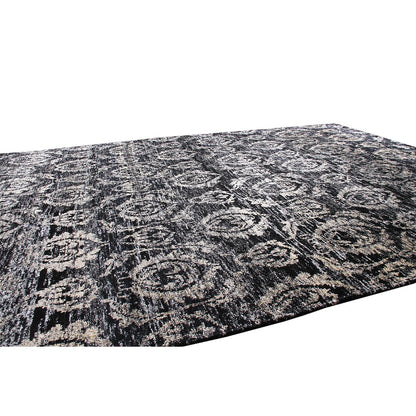 Hand-Knotted Sari Silk Area Rug