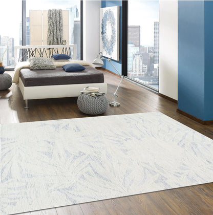 Harmony Ivory/Blue Tufted Area Rug