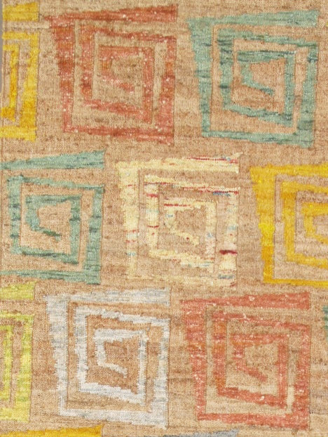 Modern Flatweave Hemp Area Rug