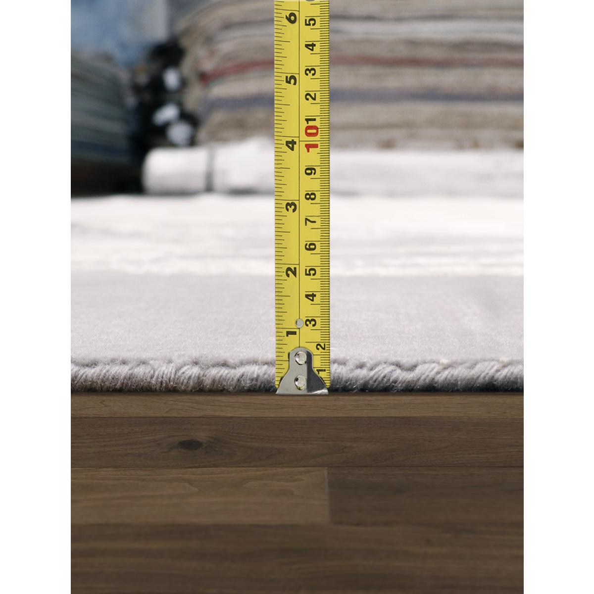 Modern Hand-Knotted Silk & Wool Area Rug